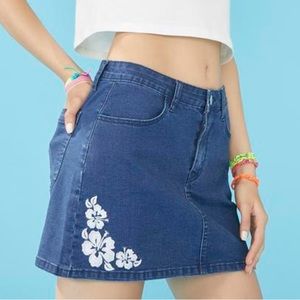 Delia’s Destination Unknown Denim Skirt